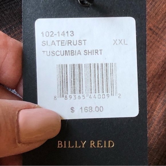 Billy Reid Shirt Tuscumbia Long Sleeve Cotton Shirt XXL - Picture 9 of 13